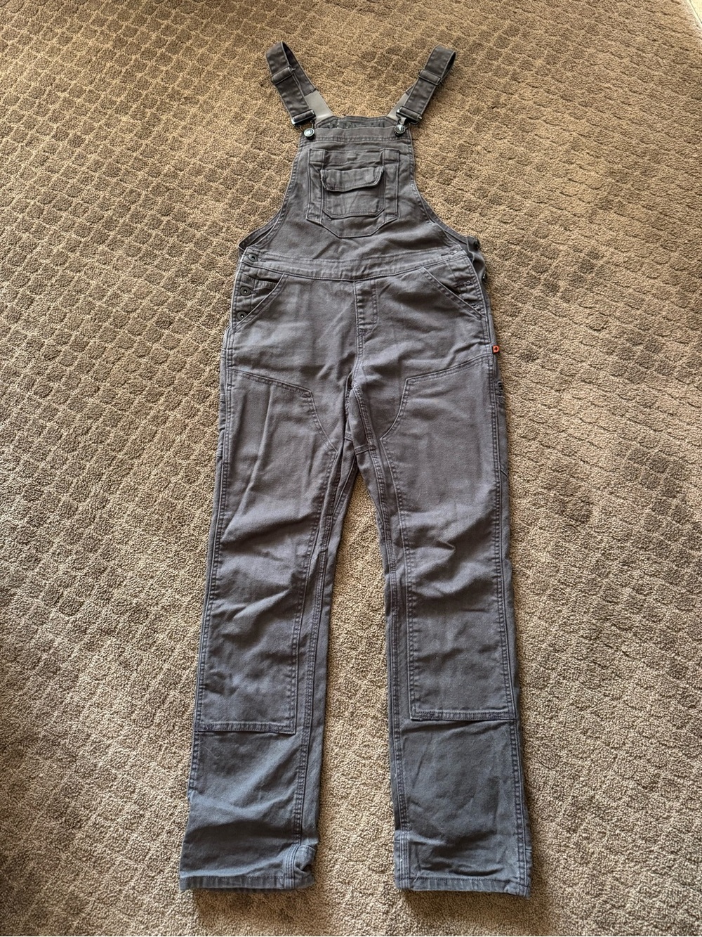 Women’s Gray Utility Jean Overalls